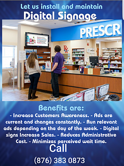 Cost effective signage board to display products and services to your customers